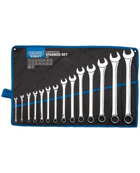 Draper Tools Metric Combination Spanner Set (14 Piece) DRA29547