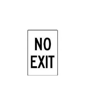 NO EXIT SIGN 227TMC