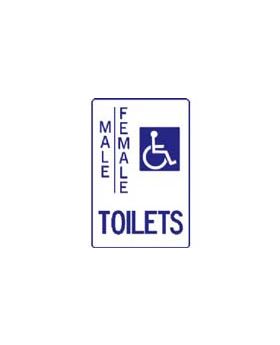 MALE / FEMALE TOILETS SIGN 203P