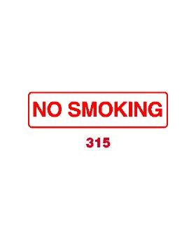 NO SMOKING SIGN 315SAV