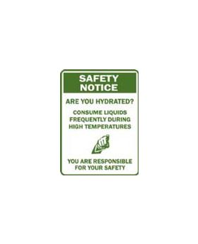 SAFETY NOTICE SIGN 374P