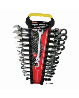 Toledo 301894 12PCE Flex Head ratchet Spanner Set