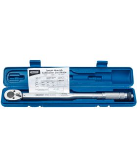 Draper Tools 1/2 Square Drive 30 - 210Nm or 22.1-154.9lb-ft Ratchet Torque Wrench DRA30357