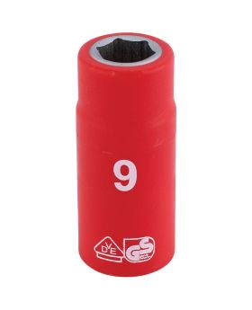 Draper Tools 1/4 Sq. Dr. Fully Insulated VDE Socket (9mm) DRA31469