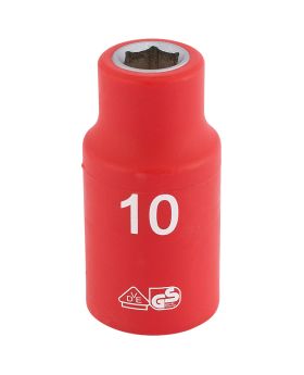 Draper Tools 1/2 Sq. Dr. Fully Insulated VDE Socket (10mm) DRA31756