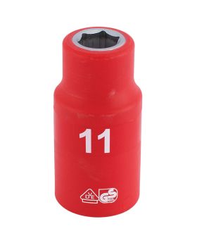 Draper Tools 1/2 Sq. Dr. Fully Insulated VDE Socket (11mm) DRA31784