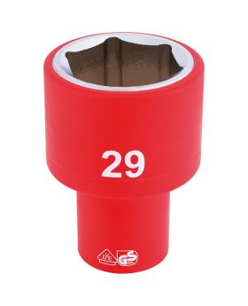 Draper Tools 1/2 Sq. Dr. Fully Insulated VDE Socket (29mm) DRA31988