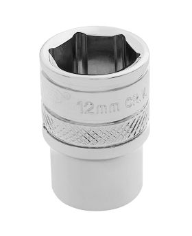 Draper Tools 1/4 Square Drive Hi-Torq&#174; 6 Point Socket (12mm) DRA32569