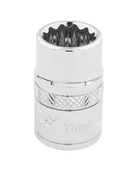 Draper Tools 3/8 Square Drive Hi-Torq&#174; 12 Point Socket (11mm) DRA32771