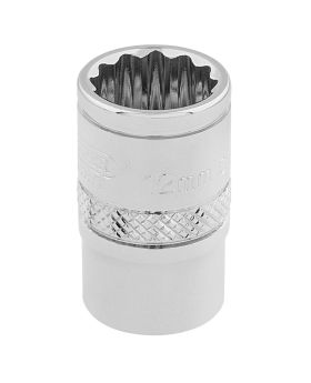 Draper Tools 3/8 Square Drive Hi-Torq&#174; 12 Point Socket (12mm) DRA32772