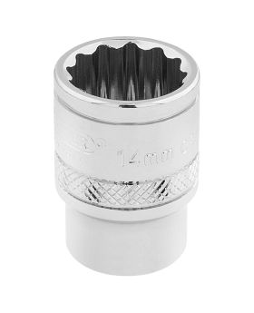 Draper Tools 3/8 Square Drive Hi-Torq&#174; 12 Point Socket (14mm) DRA32777