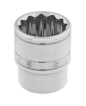 Draper Tools 3/8 Square Drive Hi-Torq&#174; 12 Point Socket (19mm) DRA32797