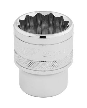 Draper Tools 1/2 Square Drive Hi-Torq&#174; 12 Point Socket (25mm) DRA33418