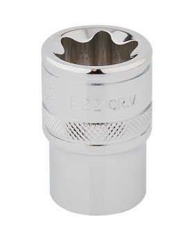 Draper Tools 1/2 Square Drive Draper TX-STAR&#174; Socket (E22) DRA34372