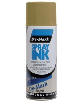 DYMARK Spray Ink Stencil & Colour Coding Paint-315g-TAN 39013514