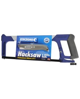 Kincrome k400 Hacksaw Frame Heavy Duty 12" (300mm) & Utility Knife