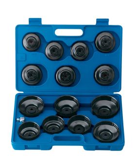 Draper Tools 3/8 Sq. Dr. Oil Filter Cup Socket Set (15 piece) DRA40105