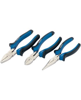 Draper Tools Soft Grip Pliers Set (3 piece) DRA45864