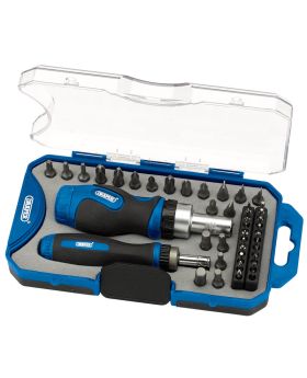 Draper Tools Ratchet Screwdriver and Bit Set (42 Piece) DRA46479