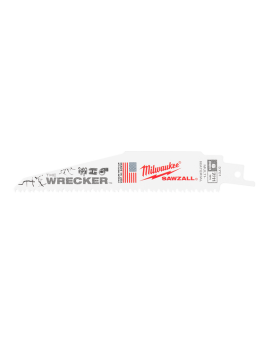 Milwaukee 48005701 The Wrecker General Recip Blade 8TPI 150mm - 5 pack