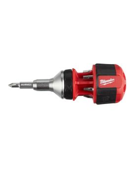 Milwaukee Stubby 8 in 1 MultiBit Ratcheting S/driver – 48222330 - BFD