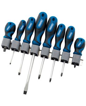 Draper Tools Soft Grip Screwdriver Set (8 Piece) DRA48933