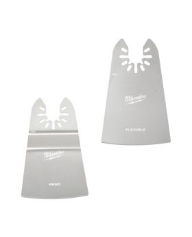 Milwaukee OPEN-LOK™ 50mm (2") Rigid & 50mm (2") Flexible Scraper Variety 2 Pack - BFD