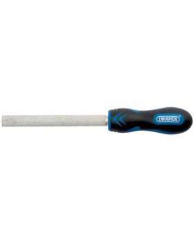 Draper Tools 140mm Soft Grip Half Round Tiling File DRA49421