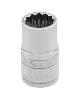 Draper Tools 3/8 Square Drive Hi-Torq&#174; 12 Point Socket (9/16) DRA49457