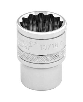 Draper Tools 3/8 Square Drive Hi-Torq&#174; 12 Point Socket (13/16) DRA49482