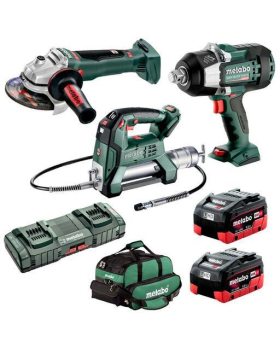 Metabo 18V Li-ion Cordless 3pce Combo Kit Including Brushless 