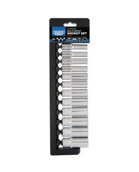 Draper Tools 3/8 Sq. Dr. Draper Expert Multi-Drive&#174; Deep Socket Set (12 Piece) DRA50176