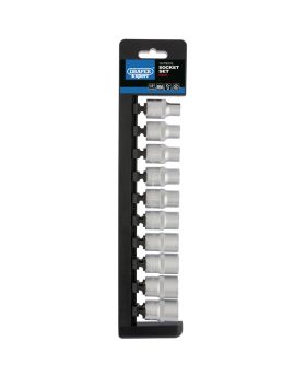 Draper Tools 1/2 Sq. Dr. Metric Socket Set (10 Piece) DRA50236