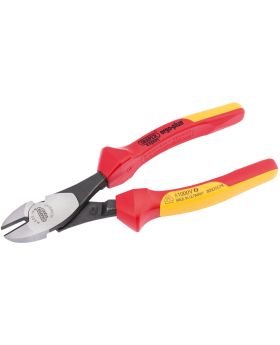 Draper Tools Expert 200mm Ergo Plus&#174; Fully Insulated High Leverage VDE Diagonal Side Cutters DRA50253