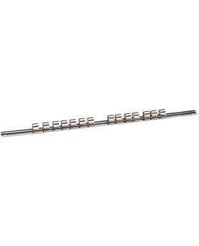 Draper Tools 1/2 Sq. Dr. Retaining Bar with 14 Clips (400mm) DRA50583