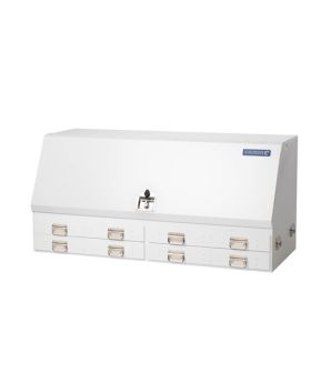 Kincrome 51205W White Extra Large Upright Truck Box-4 Drawer