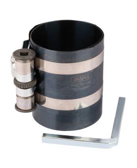 Draper Tools 75mm - 140mm Piston Ring Compressor DRA51846