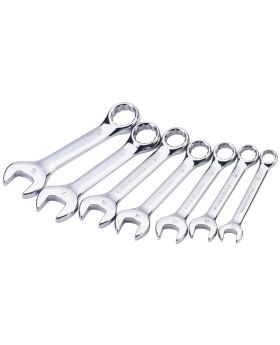 Draper Tools Hi-Torq&#174; Metric Stubby Combination Spanner Set (7 Piece) DRA56398