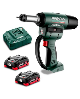 Metabo 18 LTX NMP BL M10 MB 4.0 AU60178800 18V Cordless Brushless Rivet Nut Gun Combo Kit