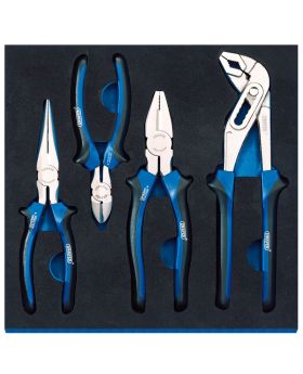 Draper Tools Pliers Set in 1/2 Drawer EVA Insert Tray (4 Piece) DRA63309