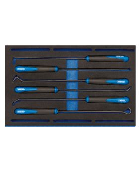 Draper Tools Long Reach Hook and Pick Set in 1/4 Drawer EVA Insert Tray (6 Piece) DRA63494