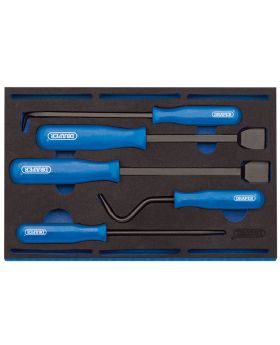 Draper Tools Scraper and Remover Set in 1/4 Drawer EVA Insert Tray (5 Piece) DRA63497