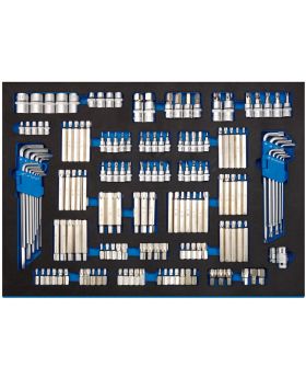 Draper Tools Bit Set in Full Plus Drawer EVA Insert Tray (167 Piece) DRA63516