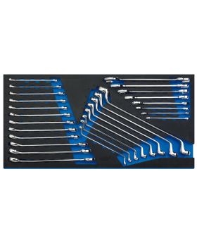 Draper Tools Spanner Set in Full Drawer EVA Insert Tray (28 Piece) DRA63526