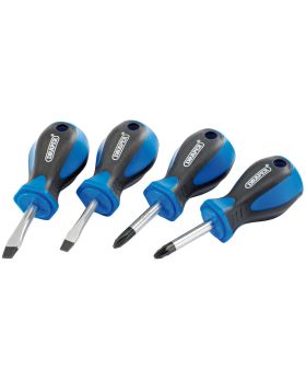 Draper Tools Stubby Screwdriver Set (4 Piece) DRA63567