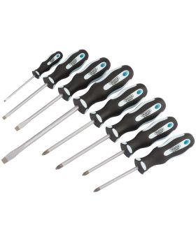 Draper Tools Soft Grip Screwdriver Set (8 Piece) DRA63589