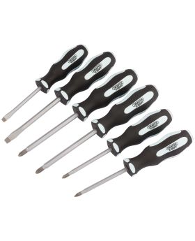 Draper Tools Pound Thru Soft Grip Screwdriver Set (6 Piece) DRA63590