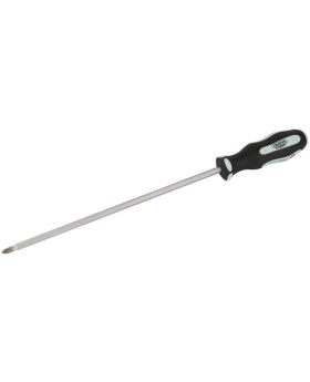 Draper Tools Pound Thru Cross Slot No:2 x 250mm Soft Grip Screwdriver DRA63595