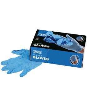 Draper Tools Large Nitrile Gloves (Box of 100) DRA63758