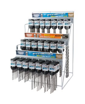 Draper Tools Metric SDS+ Drill Bit Merchandiser (137 Piece) DRA64049